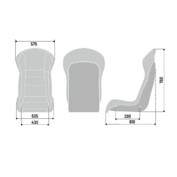 SEDILE STRADALE GAMING NR/RS