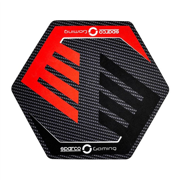 CHAIR FLOOR MAT 110X97.5MM NR/RS - TAPPETINO PER SEDIA