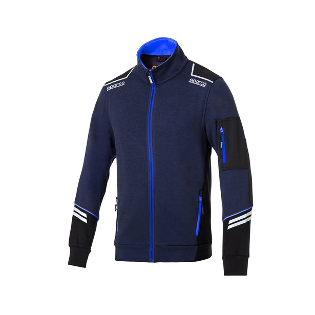 02429-Blu marine/azzurro-XS - FULL ZIP TECH ALABAMA - Abbigliamento - 1