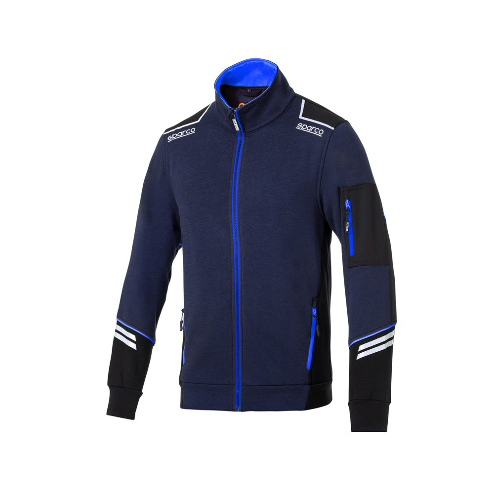 02429-Blu marine/azzurro-XS - FULL ZIP TECH ALABAMA - Abbigliamento - 1