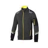 02429-grigio scuro/giallo fluo-XS - FULL ZIP TECH ALABAMA - Abbigliamento - 1