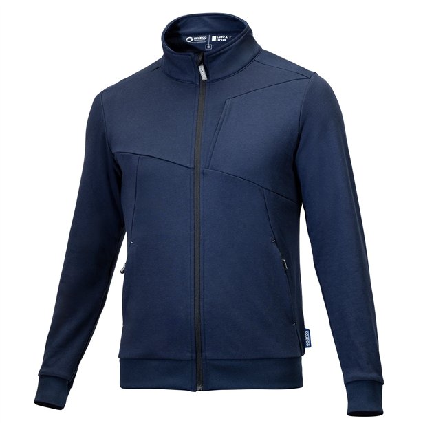 GRIT SWEATSHIRT FULL ZIP PLATA